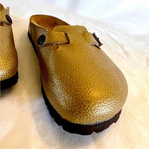 Boston Birkenstock beautiful golden brown discontinued color size 38